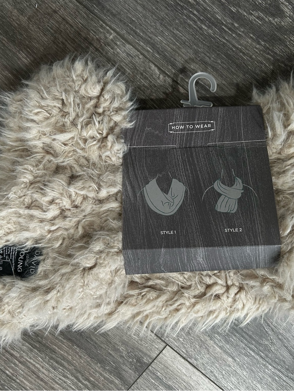 Faux Fur Scarf in Beige - Cozy Winter Accessory